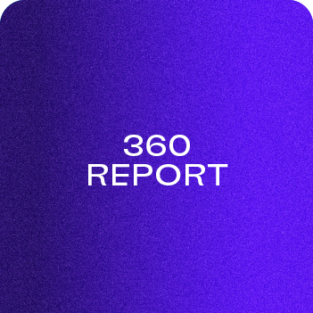 Large blue tab labelled 360 Report.