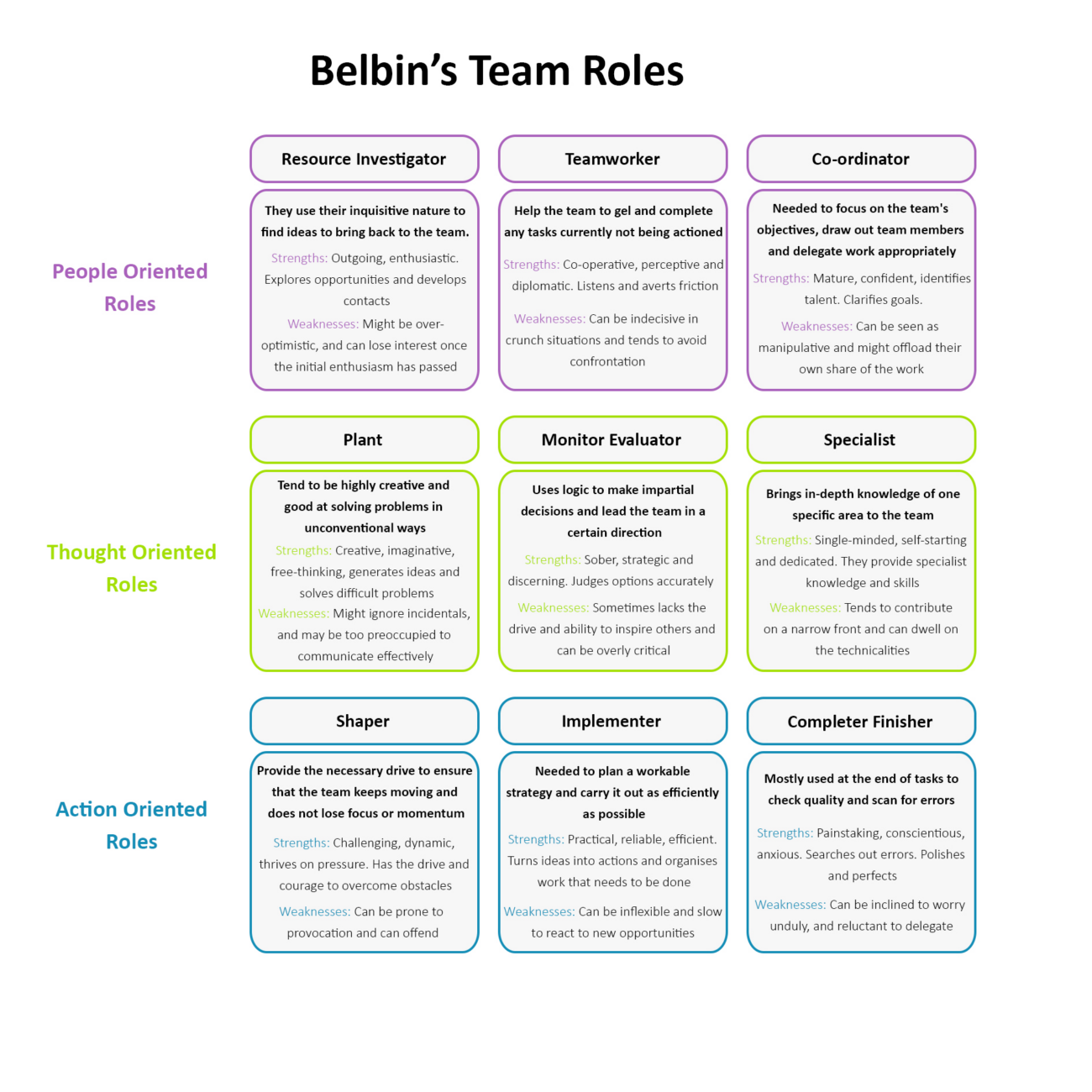 Belbin Team Roles Accipio